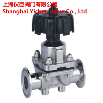 Sanitary Stainless Steel Clamped Diaphragm Valve